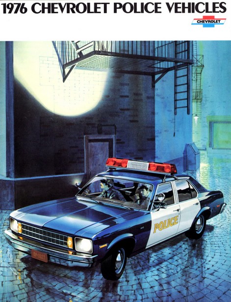 Image of the 1976 Chevrolet Nova Police Cars Brochure page 1